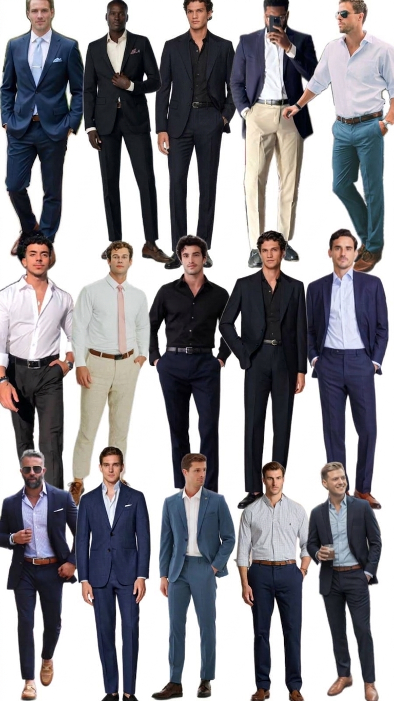 Inspirações de traje esporte fino para homens
